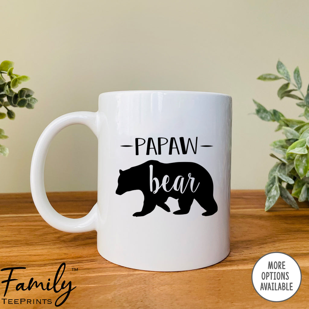 Papaw Bear - Coffee Mug - Gifts For Papaw - Papaw Coffee Mug - familyteeprints