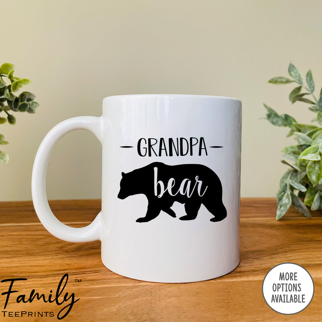 Grandpa Bear - Coffee Mug - Gifts For Grandpa - Grandpa Coffee Mug - familyteeprints