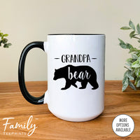 Grandpa Bear - Coffee Mug - Gifts For Grandpa - Grandpa Coffee Mug - familyteeprints