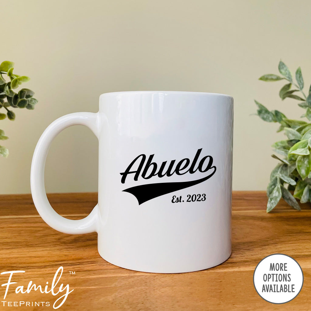Perfect Gift for New Abuelo: Abuelo Est. 2023 Coffee Mug