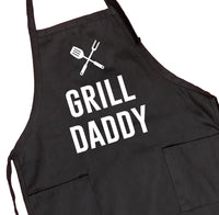Grill Daddy - Grill Apron - Funny Apron - familyteeprints