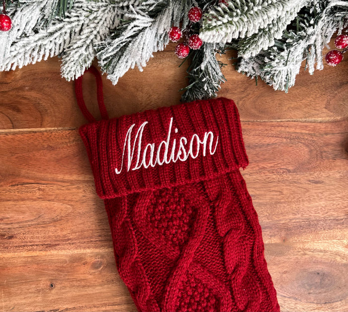 Handmade Christmas Stockings | Personalized Holiday Decor