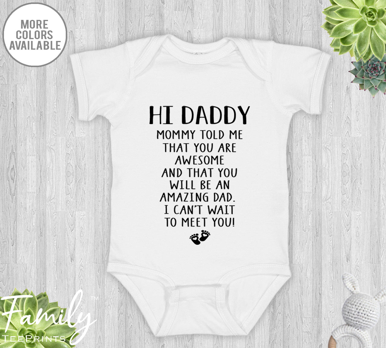 Hi daddy baby store onesie