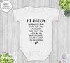 Hi Daddy... - Baby Onesie - Pregnancy Reveal Gift - Baby Announcement - familyteeprints