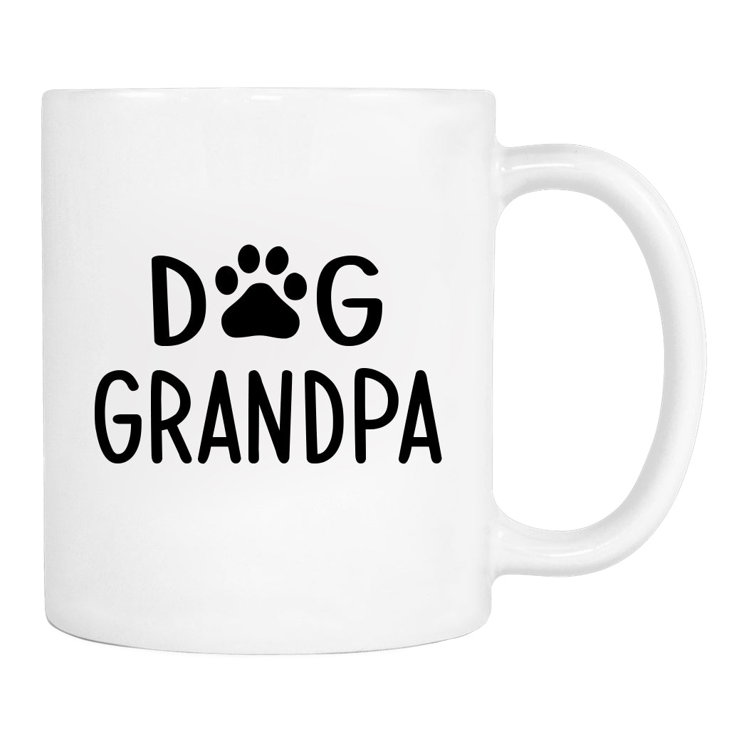 Dog Grandpa - Mug - Dog Grandpa Gift - Funny Mug - Dog Grandpa Mug - familyteeprints