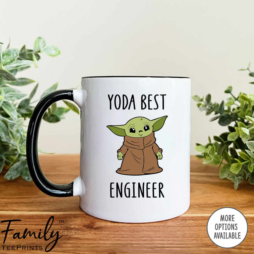 Yoda Best Engineer - Coffee Mug - Gifts For Engineer - Engineer Coffee Mug - familyteeprints