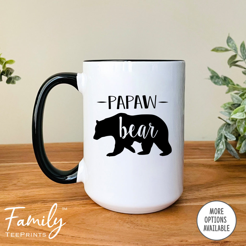 Papaw Bear - Coffee Mug - Gifts For Papaw - Papaw Coffee Mug - familyteeprints
