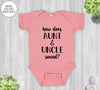How Does Aunt & Uncle Sound? - Baby Onesie - Pregnancy Reveal Gift - Baby Announcement - familyteeprints