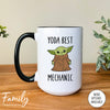 Yoda Best Mechanic - Coffee Mug - Gifts For Mechanic - Mechanic Coffee Mug - familyteeprints