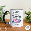 Promoted To Grandma Est. 2023 - Coffee Mug - Gifts For Grandma - Grandma Mug - familyteeprints