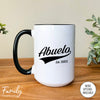 Abuelo Est. 2023 - Coffee Mug - Gifts For New Abuelo - Abuelo Mug - familyteeprints