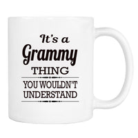 It's A Grammy Thing You Wouldn't Understand - Mug - Grammy Gift - Grammy Mug - familyteeprints