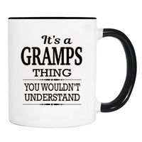 It's A Gramps Thing You Wouldn't Understand - Mug - Gramps Gift - Gramps Mug - familyteeprints