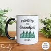 Promoted To Grandpa Est. 2023 - Coffee Mug - Gifts For New Grandpa - Grandpa Mug - familyteeprints