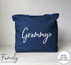 Grammy Heart - Zippered Tote Bag - Grammy Bag - Grammy Gift - familyteeprints