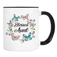 Blessed Aunt - Mug - Aunt Gift - Aunt Mug - familyteeprints
