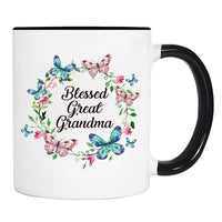 Blessed Great Grandma - Mug - Great Grandma Gift - Great Grandma Mug - familyteeprints