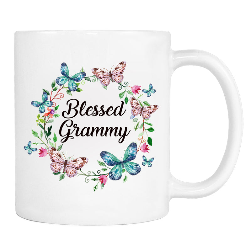 Blessed Grammy - Mug - Grammy Gift - Grammy Mug - familyteeprints