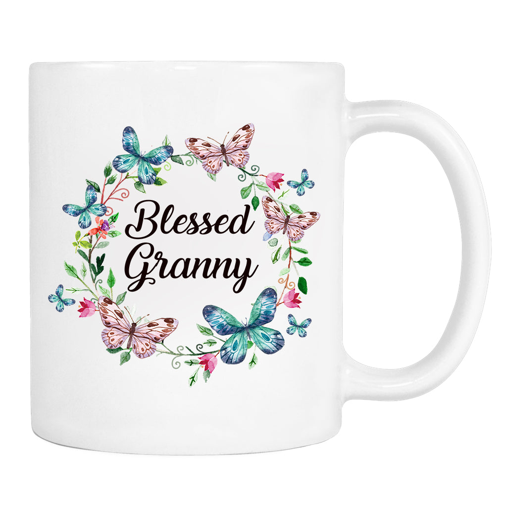 Blessed Granny - Mug - Granny Gift - Granny Mug - familyteeprints