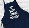 Hot Stuff Coming Through - Grill Apron - Funny Dad Apron - Funny Grill Gift - familyteeprints