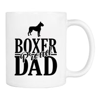 Proud Boxer Dad - Mug - Boxer Dad Gift - Boxer Mug - Dog Dad Gift - familyteeprints