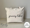Granny Life - Zippered Tote Bag - Granny Bag - New Granny Gift - familyteeprints