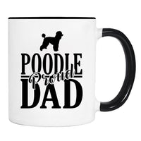 Proud Poodle Dad - Mug - Poodle Dad Gift - Poodle Mug - Dog Dad Gift - familyteeprints