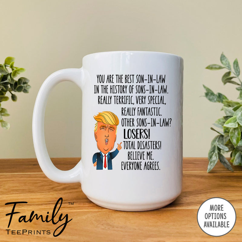 You're The Best Son-In-Law In The History Of...- Coffee Mug - Gifts For Son-In-Law - Son-In-Law Mug - familyteeprints