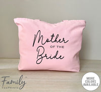 Mother Of The Bride -Zippered Tote Bag - Mother Of The Bride Bag - Mother Of The Bride Gift