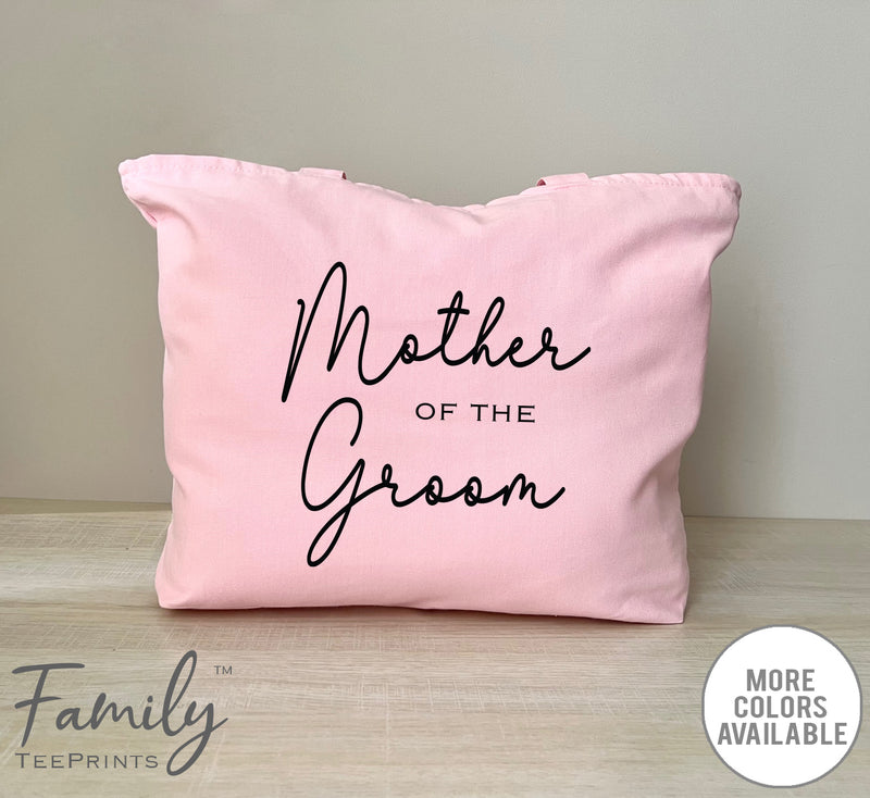 Mother Of The Groom -Zippered Tote Bag - Mother Of The Groom Bag - Mother Of The Groom Gift - familyteeprints