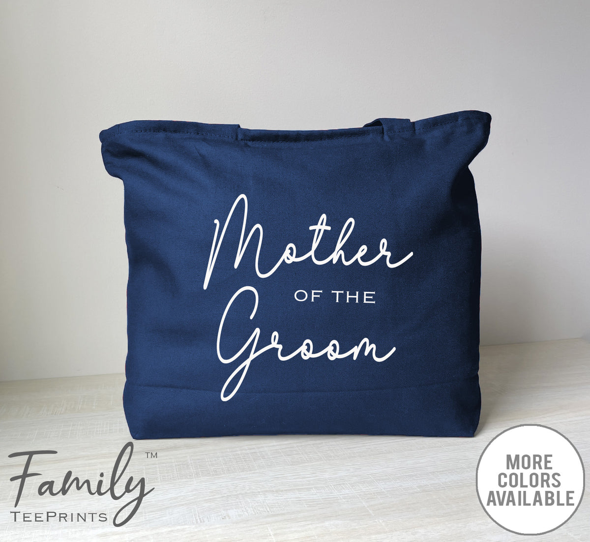 Mother Of The Groom -Zippered Tote Bag - Mother Of The Groom Bag - Mother Of The Groom Gift