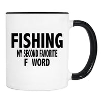 Fishing My Favorite F Word - Mug - Fishing Gift - Fishing Mug