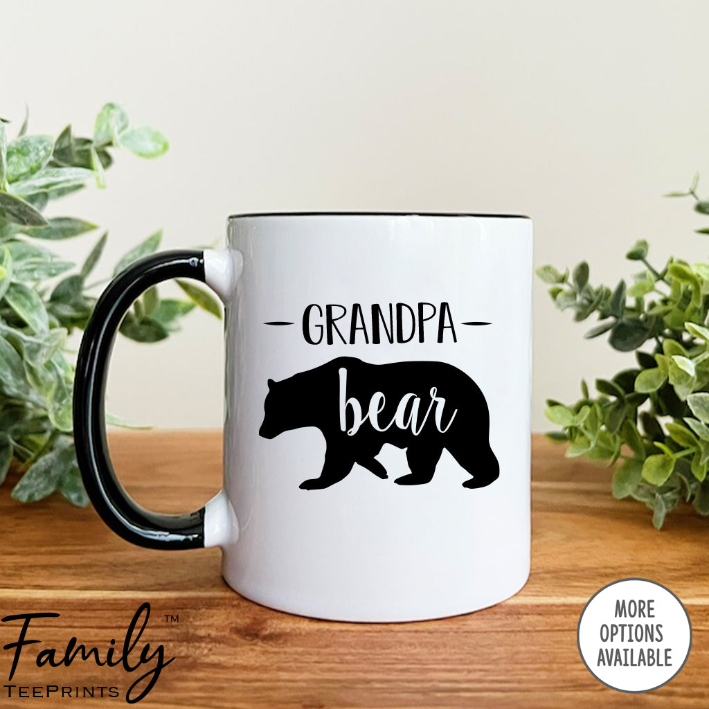 Grandpa Bear - Coffee Mug - Gifts For Grandpa - Grandpa Coffee Mug - familyteeprints