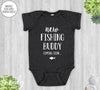 New Fishing Buddy Coming Soon - Baby Onesie - Pregnancy Reveal Gift - Baby Announcement - familyteeprints