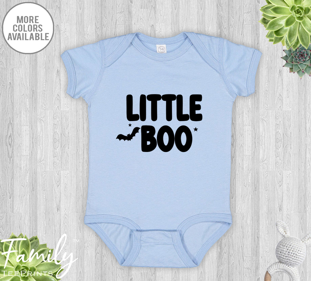 Little Boo - Baby Onesie - Baby Halloween Gift - Halloween Onesie - familyteeprints