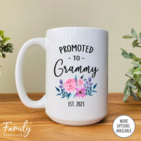 Promoted To Grammy Est. 2023 - Coffee Mug - Gifts For Grammy - Grammy Mug