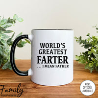 World's Greatest Farter - Coffee Mug - Funny Dad Gift - Farter Coffee Mug - familyteeprints