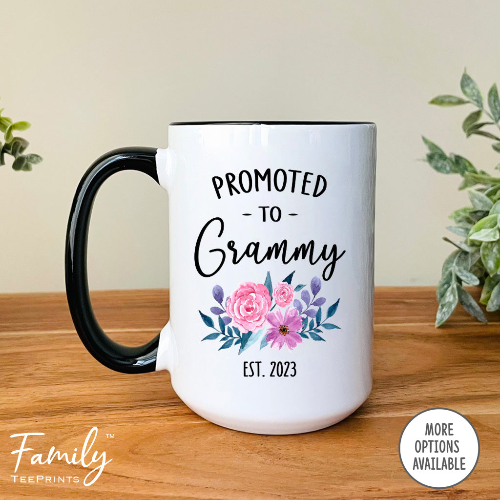 Promoted To Grammy Est. 2023 - Coffee Mug - Gifts For Grammy - Grammy Mug