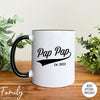 Pap Pap Est. 2023 - Coffee Mug - Gifts For New Pap Pap - Pap Pap Mug - familyteeprints