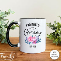 Promoted To Granny Est. 2023 - Coffee Mug - Gifts For Granny - Granny Mug