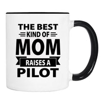 The Best Kind Of Mom Raises A Pilot - Mug - Mom Gift - Pilot Mom Mug - familyteeprints