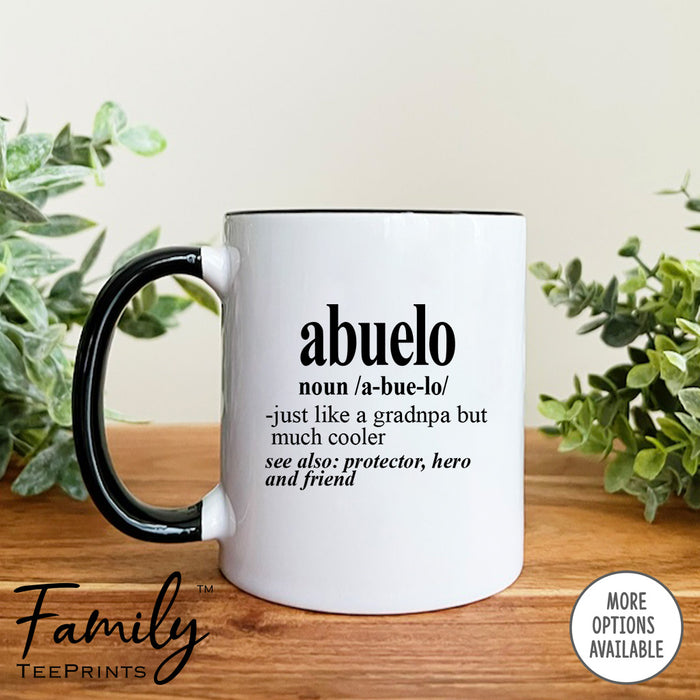 Abuelo Noun  - Coffee Mug - Funny Abuelo Gift - New Abuelo Mug