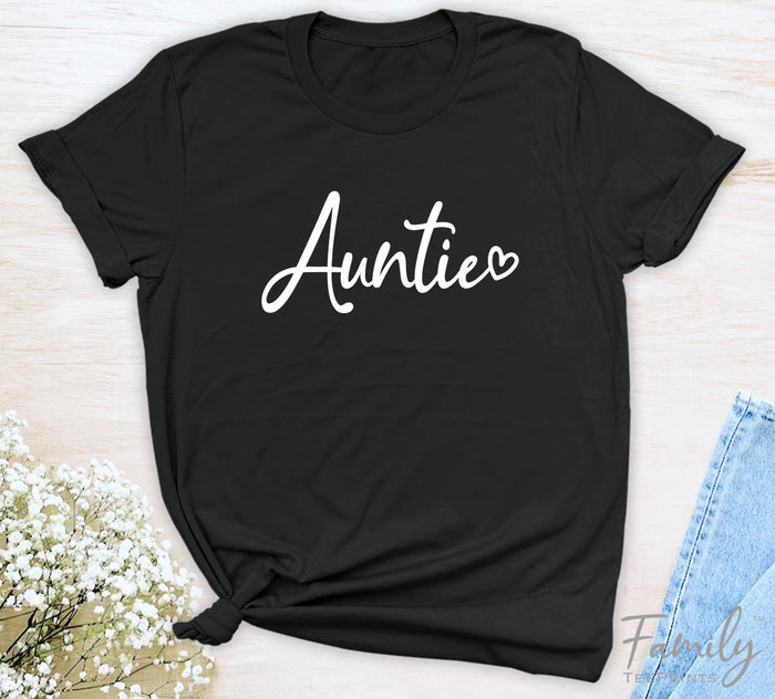 Auntie Heart - Unisex T-shirt - Auntie Shirt - Gift For New Auntie