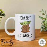 Yoda Best Co-Worker - Coffee Mug - Gifts For Co-Worker - Co-Worker Coffee Mug - familyteeprints