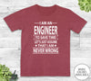 I Am An Engineer To Save Time - Unisex T-shirt - Engineer Shirt - Engineer Gift - familyteeprints