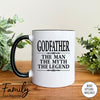 Godfather The Man The Myth The Legend - Coffee Mug - Gifts For Godfather - Godfather Coffee Mug - familyteeprints