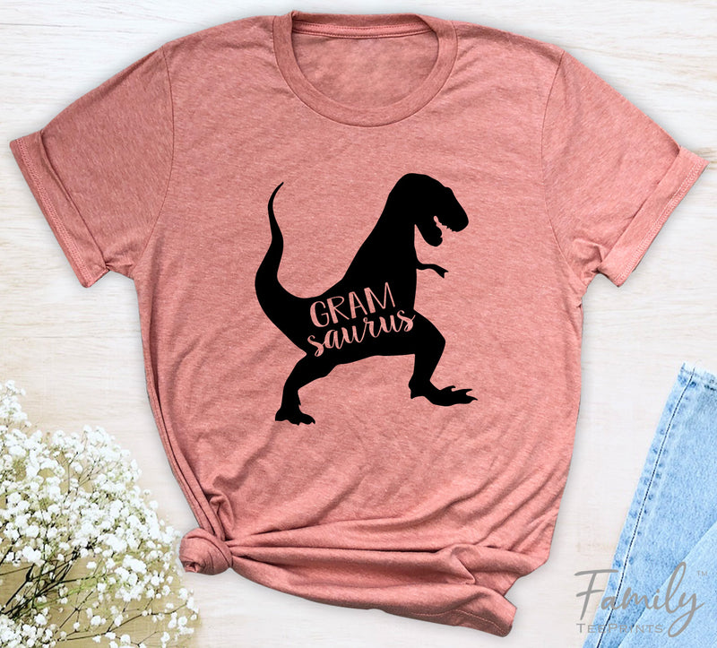 Gramsaurus - Unisex T-shirt - Gram Shirt - Gift For New Gram - familyteeprints