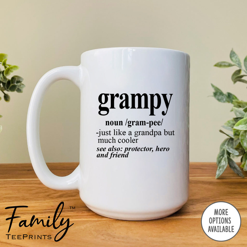 Grampy Noun  - Coffee Mug - Funny Grampy Gift - New Grampy Mug