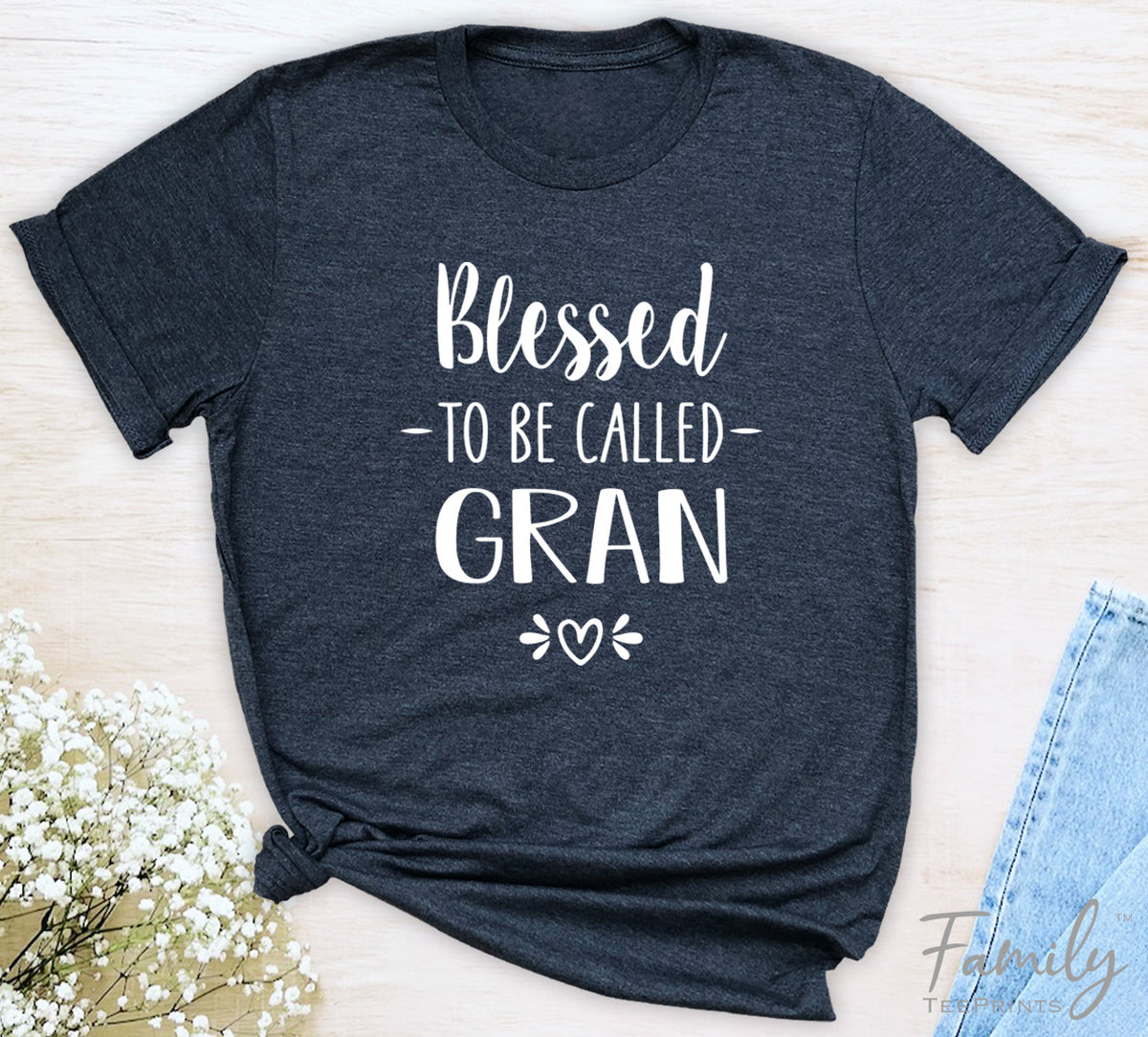 Blessed To Be Called Gran - Unisex T-shirt - Gran Shirt - Gift For New Gran - familyteeprints