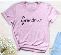 Grandma Heart - Unisex T-shirt - Grandma Shirt - Gift For New Grandma - familyteeprints